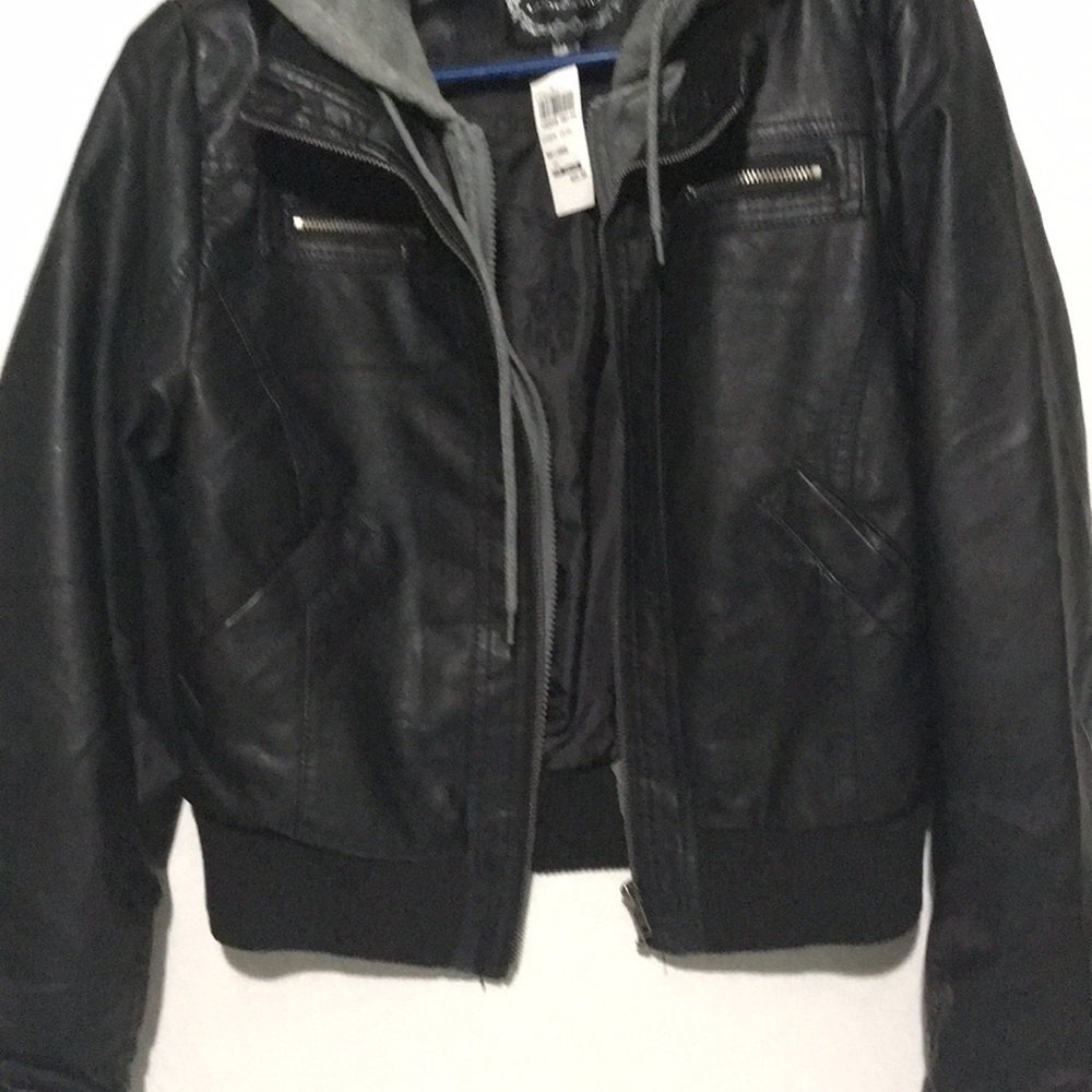 Black ladies hoodie jacket